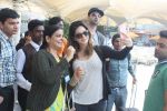 Sunny Leone snapped at airport on 22nd Feb 2016
